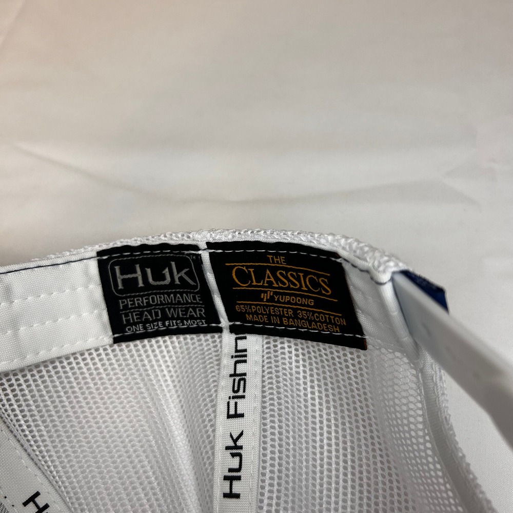 Huk Navy and White Trucker Hat with Light Blue Logo - Picture 4 of 4